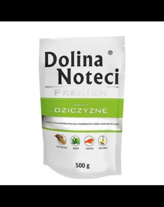 DOLINA NOTECI Premium Mix vânat și vită 20x500 g hrană umedă pentru câini