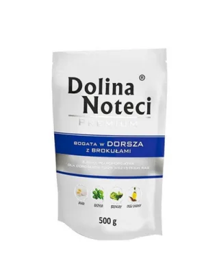 DOLINA NOTECI Premium Mix iepure și merișoare + cod și broccoli 20x500 g hrană umedă pentru câini