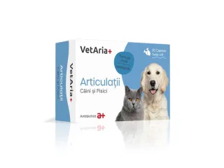 VetAria+ Articulatii Caini si Pisici 30 capsule Twist-off