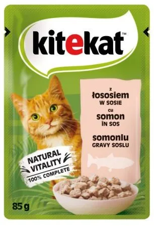 Kitekat Plic Adult Somon 85 G