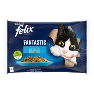 Felix Fantastic Plic Somon/Peste in Cambula 4X85 g