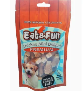 Eat&amp;Fun Recompense Caini Chicken Mini Delights 100 g