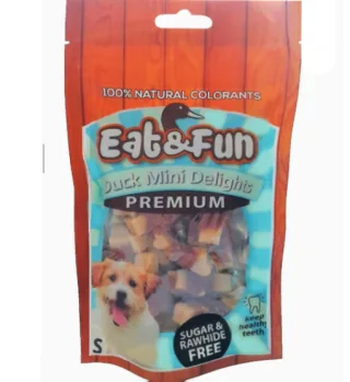 Eat&amp;Fun Recompense Caini Duck Mini Delights 100 g
