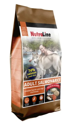 Nutraline Dog Adult Somon/Orez 12.5 Kg
