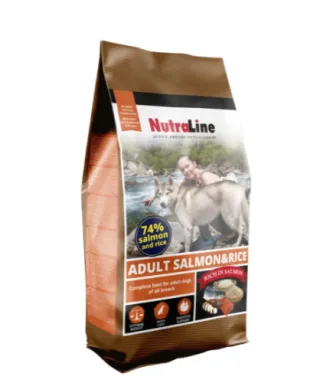 Nutraline Dog Adult Somon/Orez 3 Kg