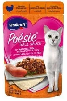 VITAKRAFT PLIC POESIE SAUCE CURCAN 85 G