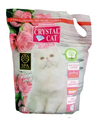 Crystal Cat Nisip Silicatic Trandafir - crystal-cat,38-l