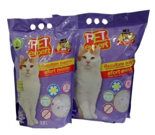 Pet Expert Nisip Silicatic Lavanda - ,38-l