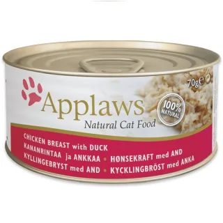 Applaws Cat Conserva Piept Pui si Rata 156 g