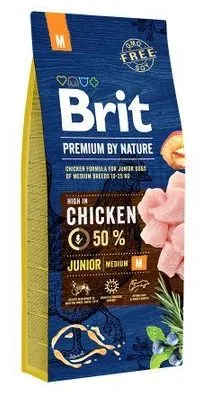 Brit Premium By Nature Junior M  15 kg