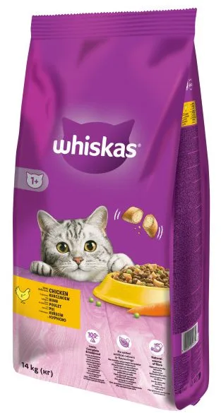 Whiskas Pui/Ficat - 14-kg,whiskas