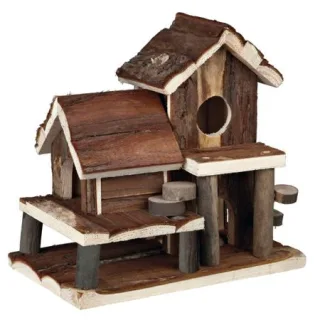 Trixie Casuta Lemn Natural Rozatoare 25X24X16 cm