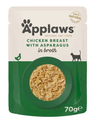 Applaws Cat Plic Piept Pui Cu Sparanghel 70 g
