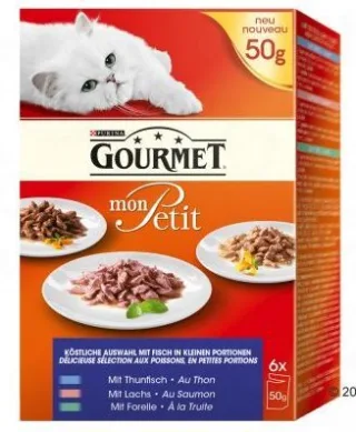 Gourmet Mon Petit Plic Peste 6 X 50 g