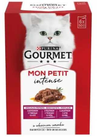 Gourmet Mon Petit Plic Carne Vita 6 X 50 g