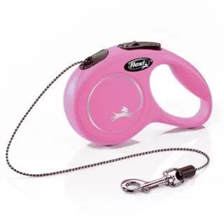 Flexi Lesa New Classic Cord S 5 m Roz
