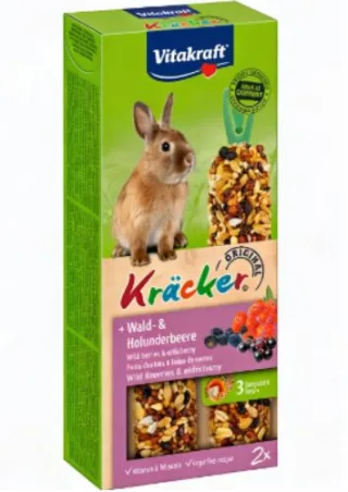Vitakraft Baton Iepure Fructe de Padure Si Soc 2 buc