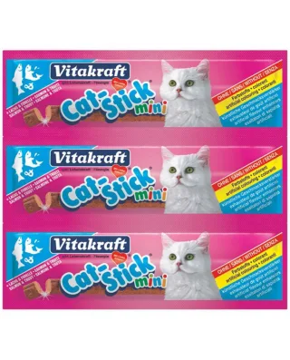 Vitakraft Baton Pisica Mini Somon/Pastrav 3 Buc