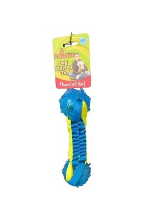 PAIATZE DOG FLOATING WEBBING TPR DUMBELL 22 CM