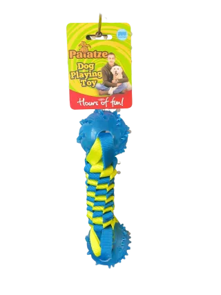 PAIATZE DOG FLOATING WEBBING TPR DUMBELL 22 CM