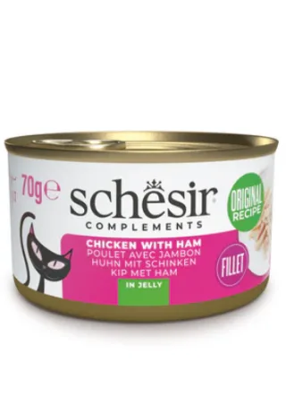 Schesir Cat Conserva Pui/Sunca In Jelly 70 g