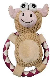 PAIATZE DOG PLUSH PIG BIG EYE S-23-0384