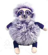 PAIATZE DOG PLUSH PANDA LONG FUR S-24-0123