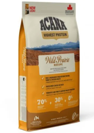 Acana Dog Wild Prairie Peste &amp; Pasare 11.4 Kg