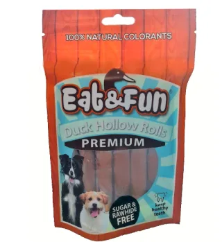 Eat&amp;Fun Recompense Caini Duck Hollow Rolls 110 g