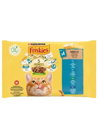 Friskies Cat Plic Somon 4 X 85 g