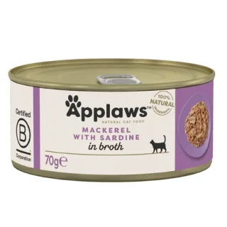 Hrana Umeda Pentru Pisici  Applaws Cat Cons Senior File Sardine 70G