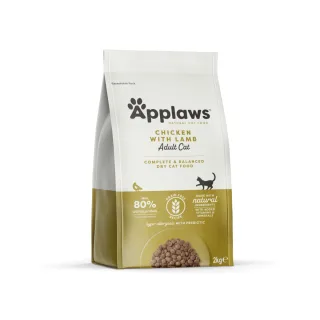 APPLAWS, Pui și Miel, hrană uscată pisici, 2kg
