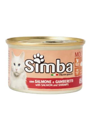 Simba Cat Mousse Somon/Creveti 85 g