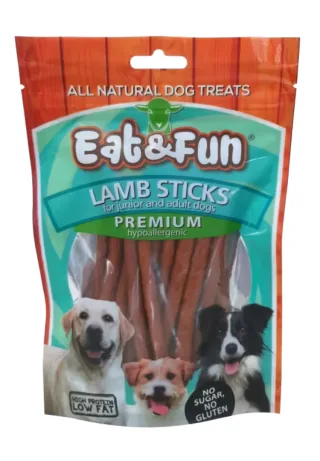 Eat&amp;Fun Recompense Caini Lamb Sticks 100 g