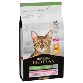 Hrana uscata pentru pisici Pro Plan Delicate Sterilised cu pui 1,5 kg