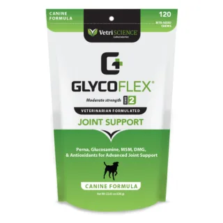 VETRISCIENCE Healthy Hip & Joint (Glycoflex stage2) Chews, supliment sistem articular câini, comprimate masticabile VETRISCIENCE Healthy Hip & Joint (Glycoflex stage2) Chews, XS-XL, supliment sistem articular câini, punguță, 120 comprimate masticabile