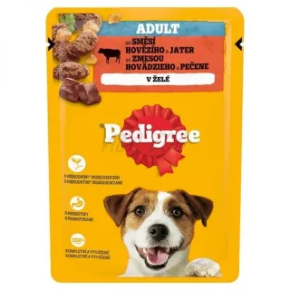 Hrana umeda pentru caini Pedigree Adult cu vita  ficat 100 gr