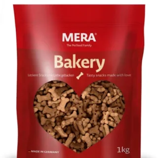 Recompense pentru caini Mera Oase cu miel  orez 1 kg