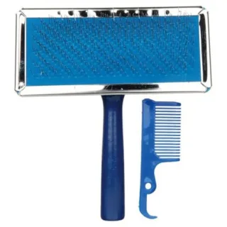 Set perie moale  curatitor de perie pentru caini  Trixie 11   14 cm