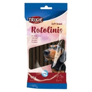 Recompense pentru caini Rotolinis cu vita 12 buc   120 gr