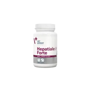 VET EXPERT Hepatiale Forte Small Breed & Cats, supliment sistem hepatic câini, capsule VET EXPERT Hepatiale Forte Small Breed & Cats, XS-S, supliment sistem hepatic câini și pisici, flacon, 40 capsule