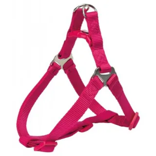 Ham pentru caini Premium One Touch Fuchsia L 65-80 cm   25 mm