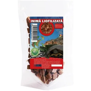 Inima Liofilizata pentru Broaste Testoase, 35g, 400ml