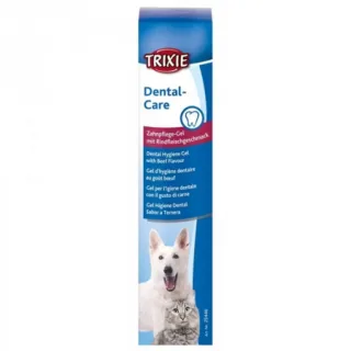 Gel dentar cu aroma  de vita  pentru caini  pisici Trixie