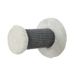 Sisal fixat pe Perete, 18x22 cm, Alb cu Gri