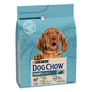 Hrana uscata pentru caini Dog Chow Junior cu miel 2,5 kg