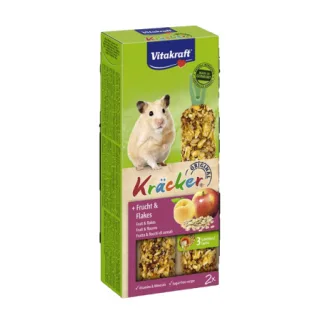Batoane pentru hamsteri Vitakraft cu fructe  cereale 2 buc
