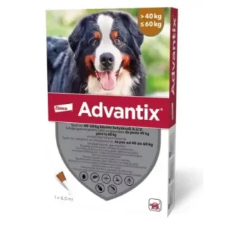 Pipeta antiparazitara Advantix pentru caini  40 kg - ,   60 kg ( 1 pipeta )