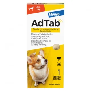 Tableta antiparazitara pentru caini AdTab  5,5 -11 kg