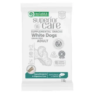 Recompense pentru caini Nature s Protection Superior Care Hypoallergenic  Digestive Care, cu somon, 110 g
